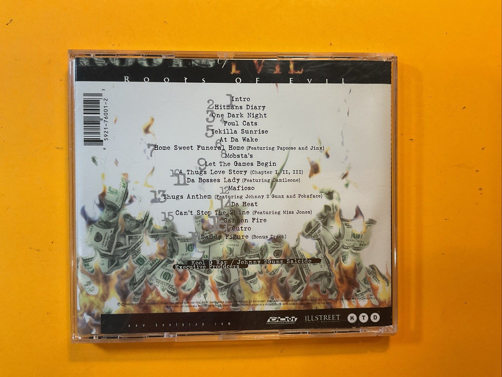 Kool G Rap / Roots Of Evil CD Good Condition