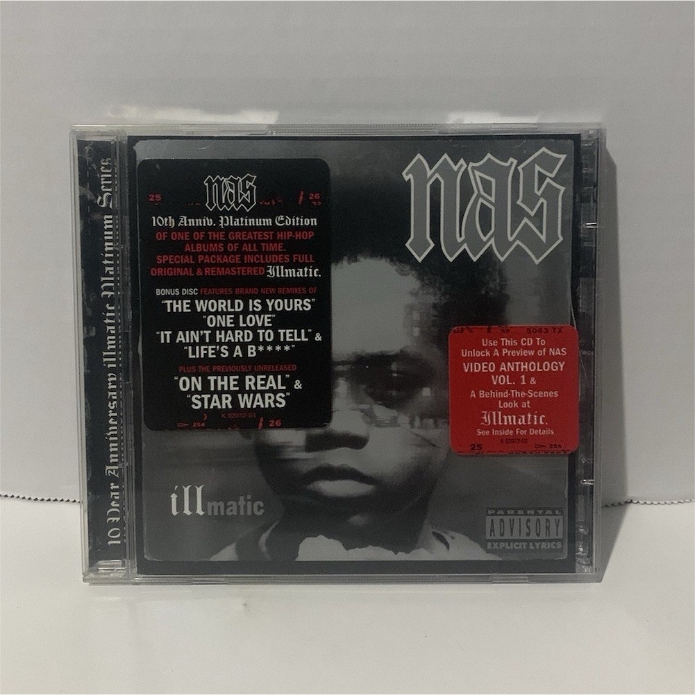 Nas - Illmatic 10th Anniversary Platinum Edition (CD, 2004) CK 92072 2 DISCS!