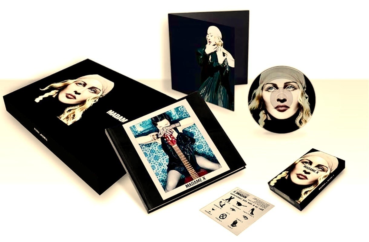 MADONNA MADAME X DELUXE LIMITED EDITION CD BOX SET PICTURE DISC VINYL TAPE PROMO