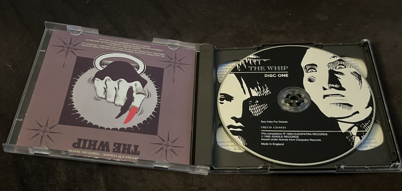 Various - The Whip (2 CDs) 1993 UK Import Batcave-era OUT OF PRINT/RARE/LTD ED