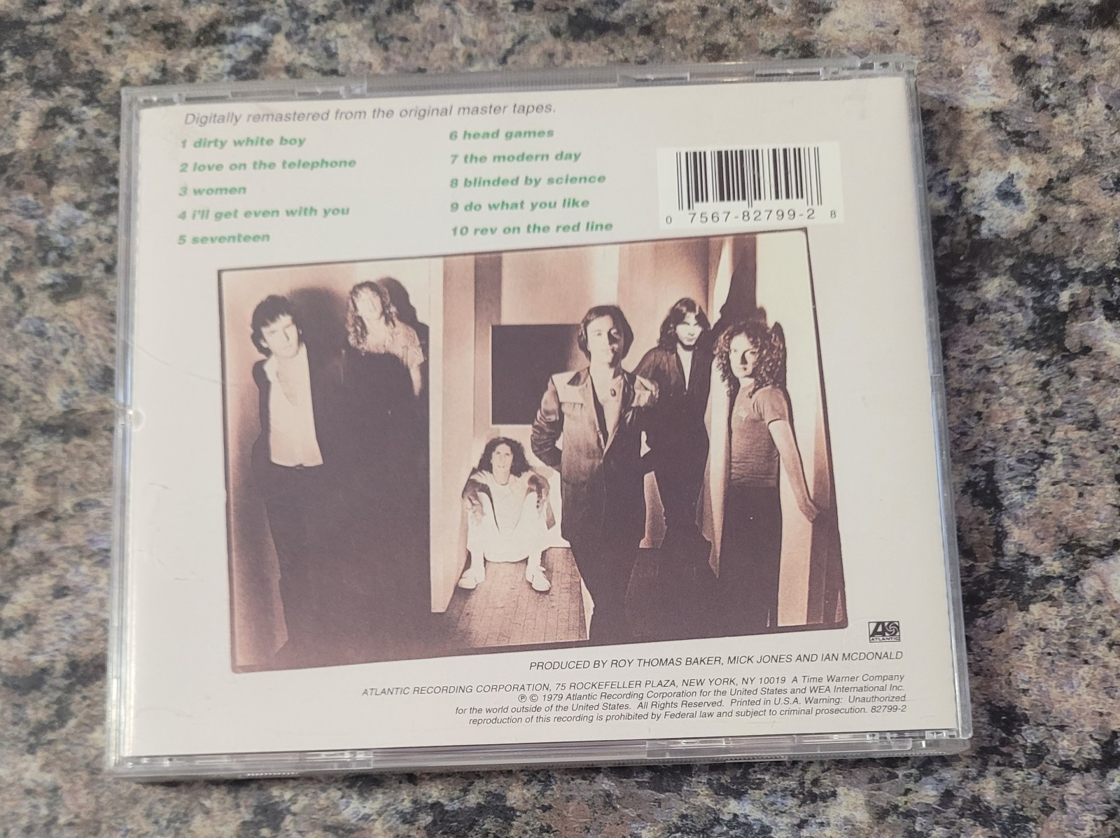 Foreigner Head Games 1979 (CD Atlantic 82799-2) NEVER TRUST STOCK PICS