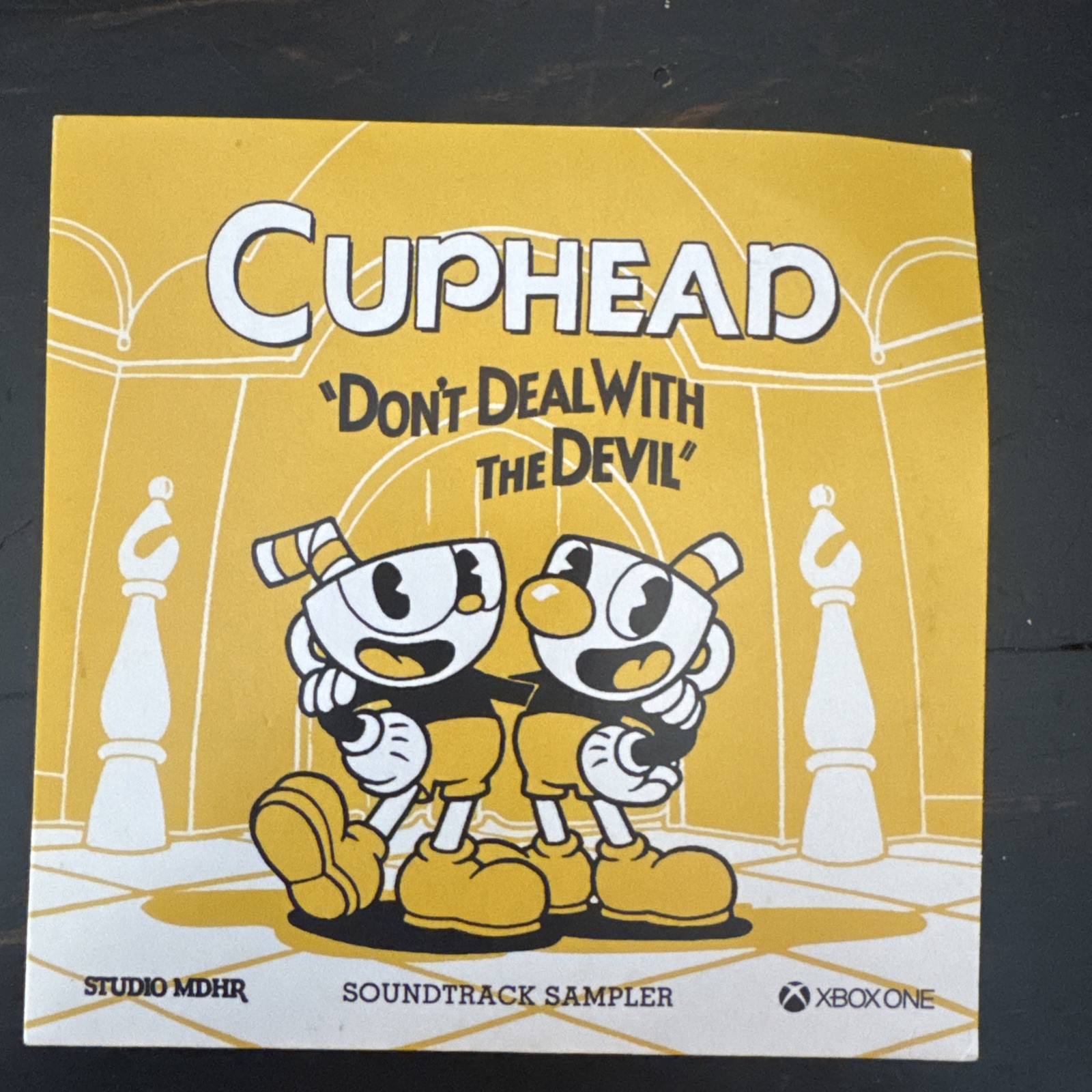Cuphead Don't Deal With The Devil US PROMO CD Soundtrack Sampler Xbox 5 Tracks