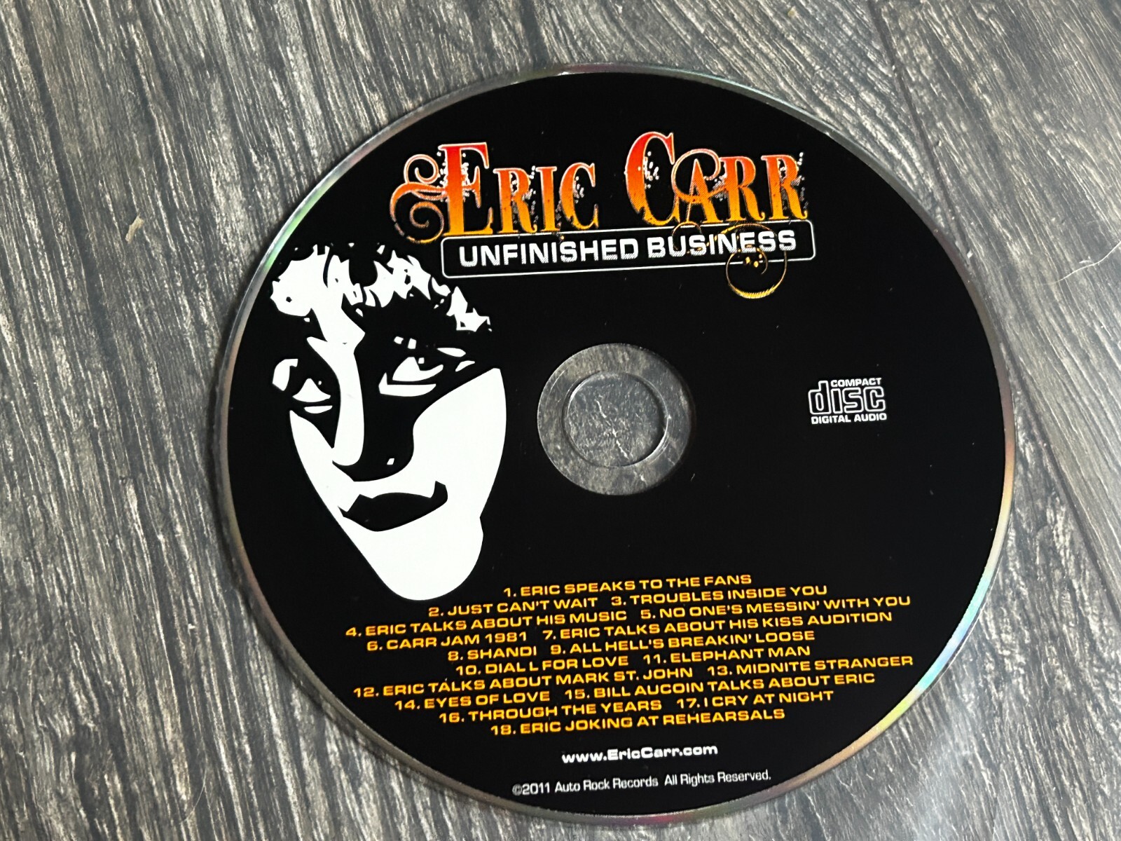 KISS CD Eric Carr Unfinished Business Digipak SIGNED AUTOGRAPH Bruce Kulick more