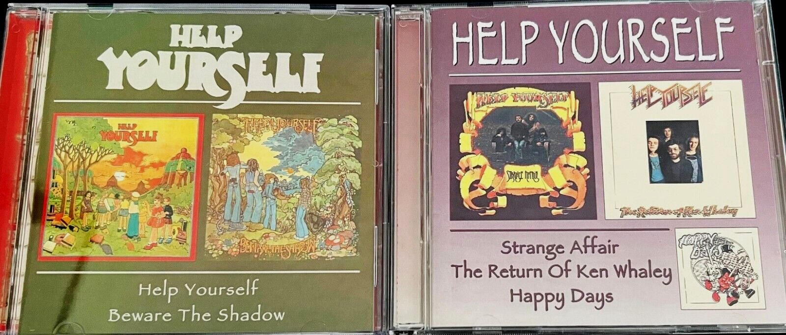 3 HELP YOURSELF CDs Five Albums on 3 CDs Happy Days Strange Affair Beware Shado