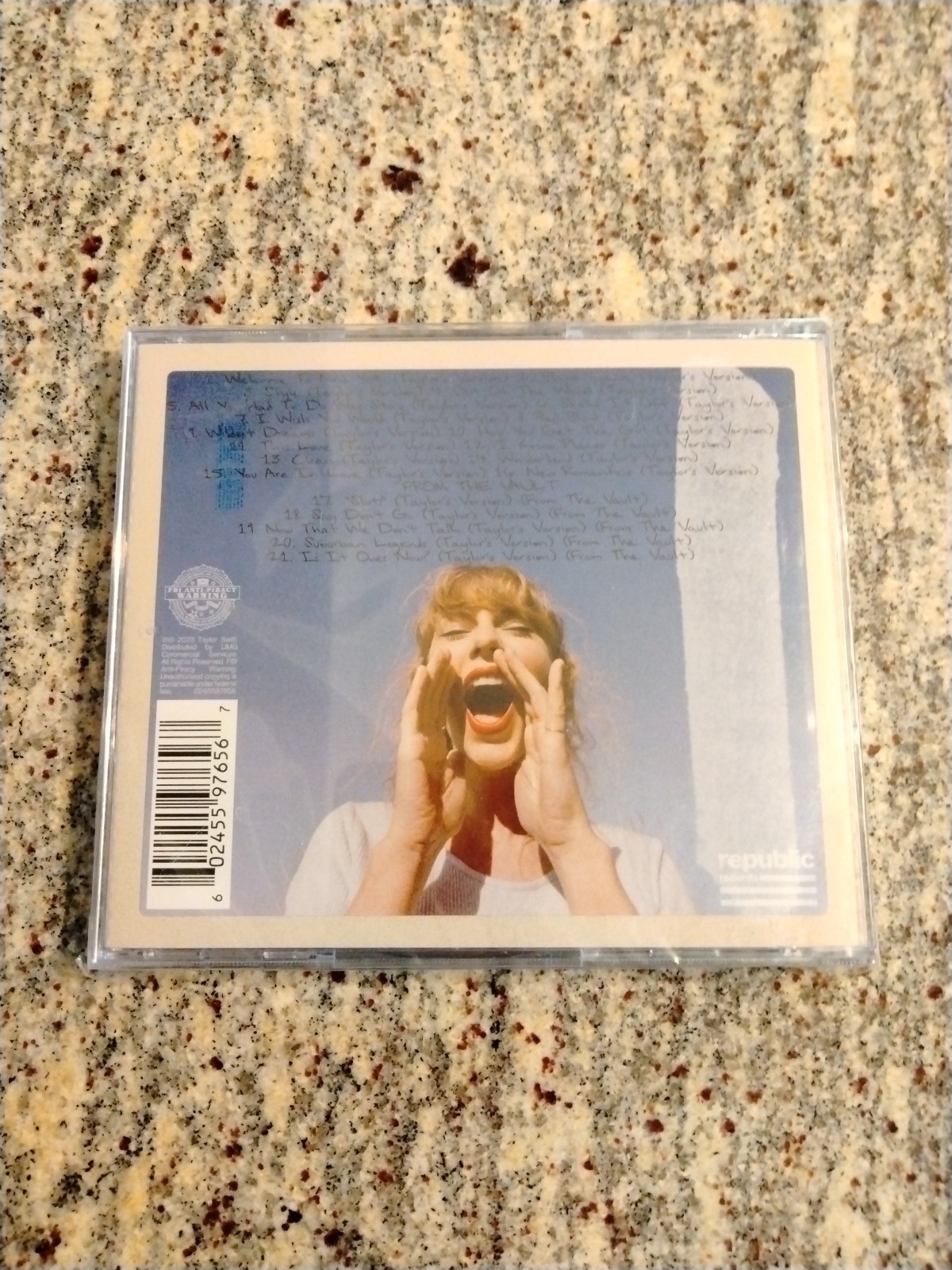 Taylor Swift - 1989 (Taylor's Version) CD Crystal Skies Blue Edition New/Sealed