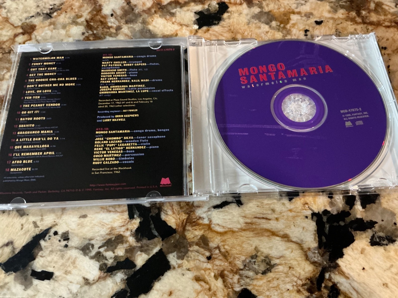 MONGO SANTAMARIA Watermelon Man CD Latin Jazz Reissue Remastered / NEAR MINT
