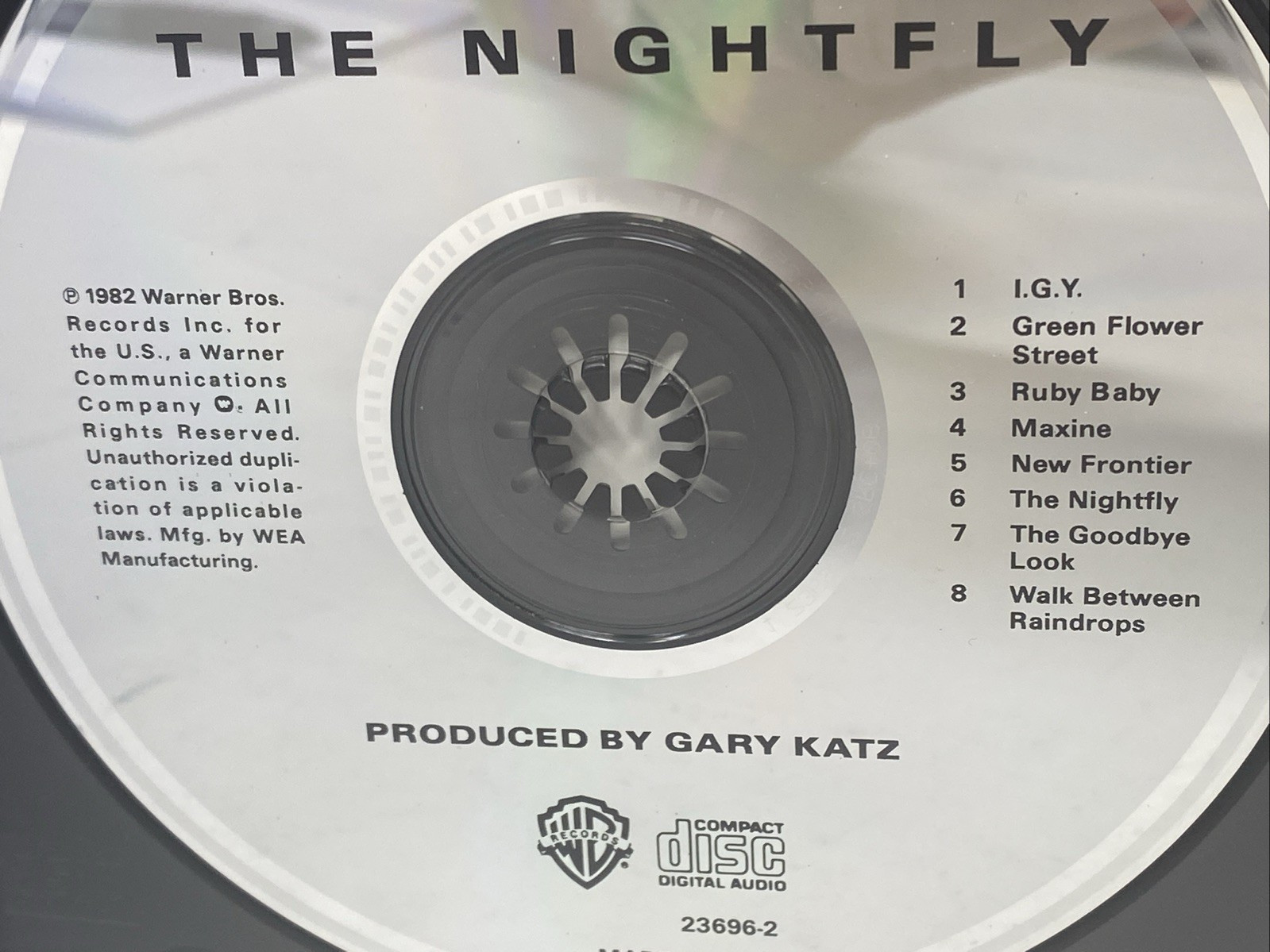 Donald Fagen The Nightfly CD - Classic AOR Rock - VG+ Condition - Steely Dan