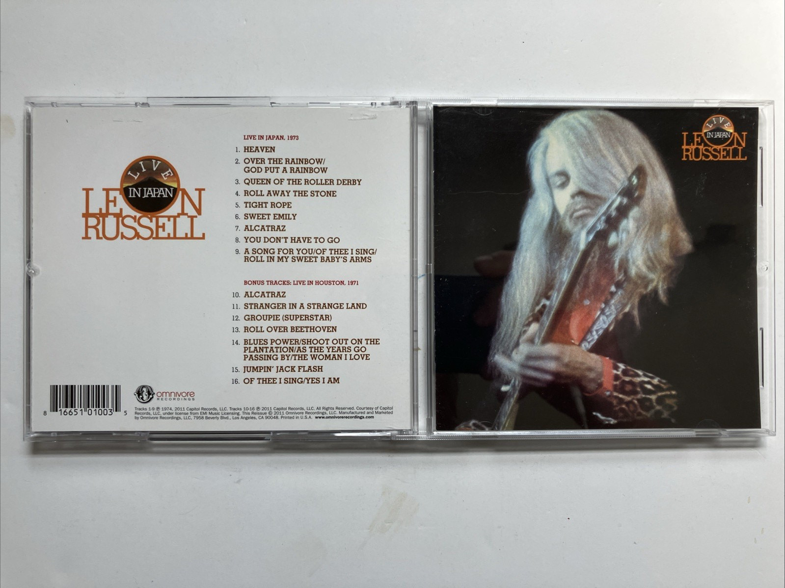 Live in Japan by Leon Russell (CD, 2011) 7 Bonus Tracks - Great Condition