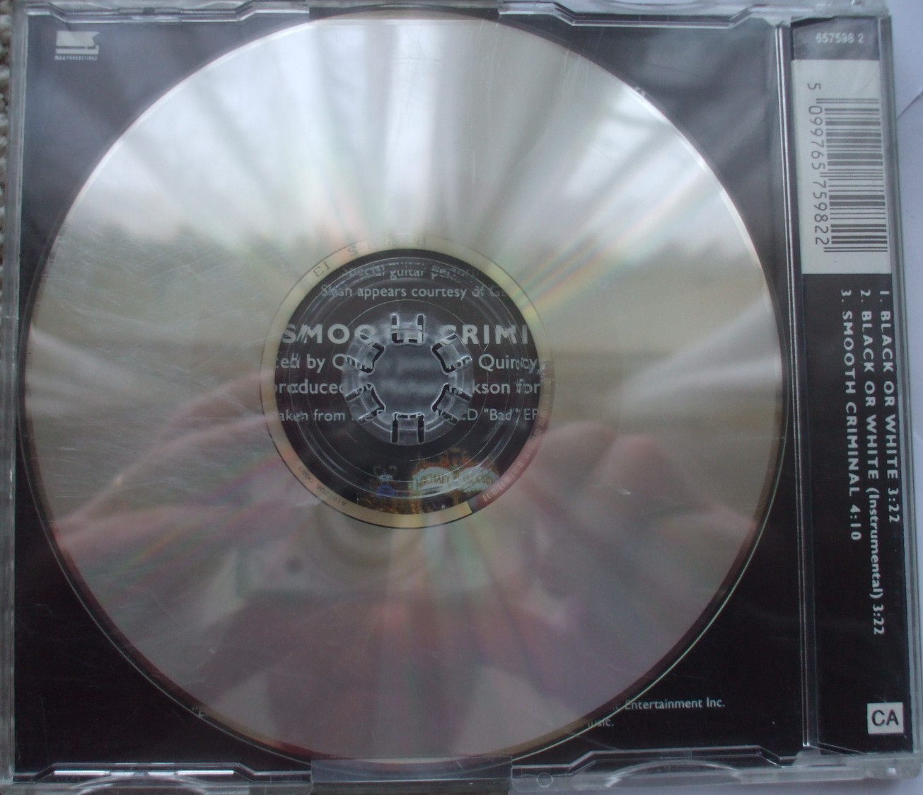 Michael Jackson - Black Or White / Smooth Criminal - CD Single - LOW BUY IT NOW