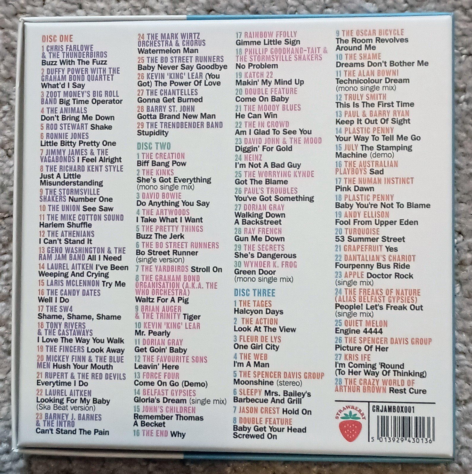 Halcyon Days 3CD Box Set 60s Mod, R&B, Brit Soul & Freakbeat Nuggets