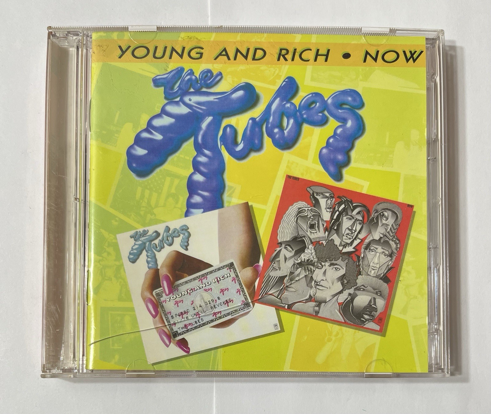 The Tubes Young And Rich / Now 20 Track 2 CD Set (US Release) Case Has Crack