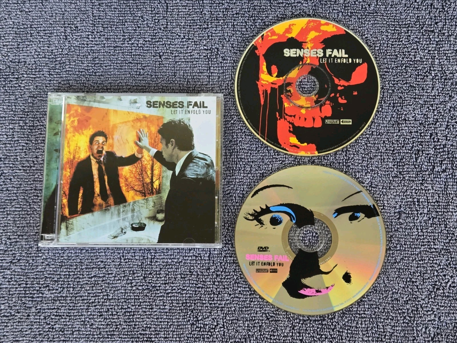 2004 Senses Fail ~ Let It Enfold You ~ 2 Disc Music Cd ~ Minty Discs