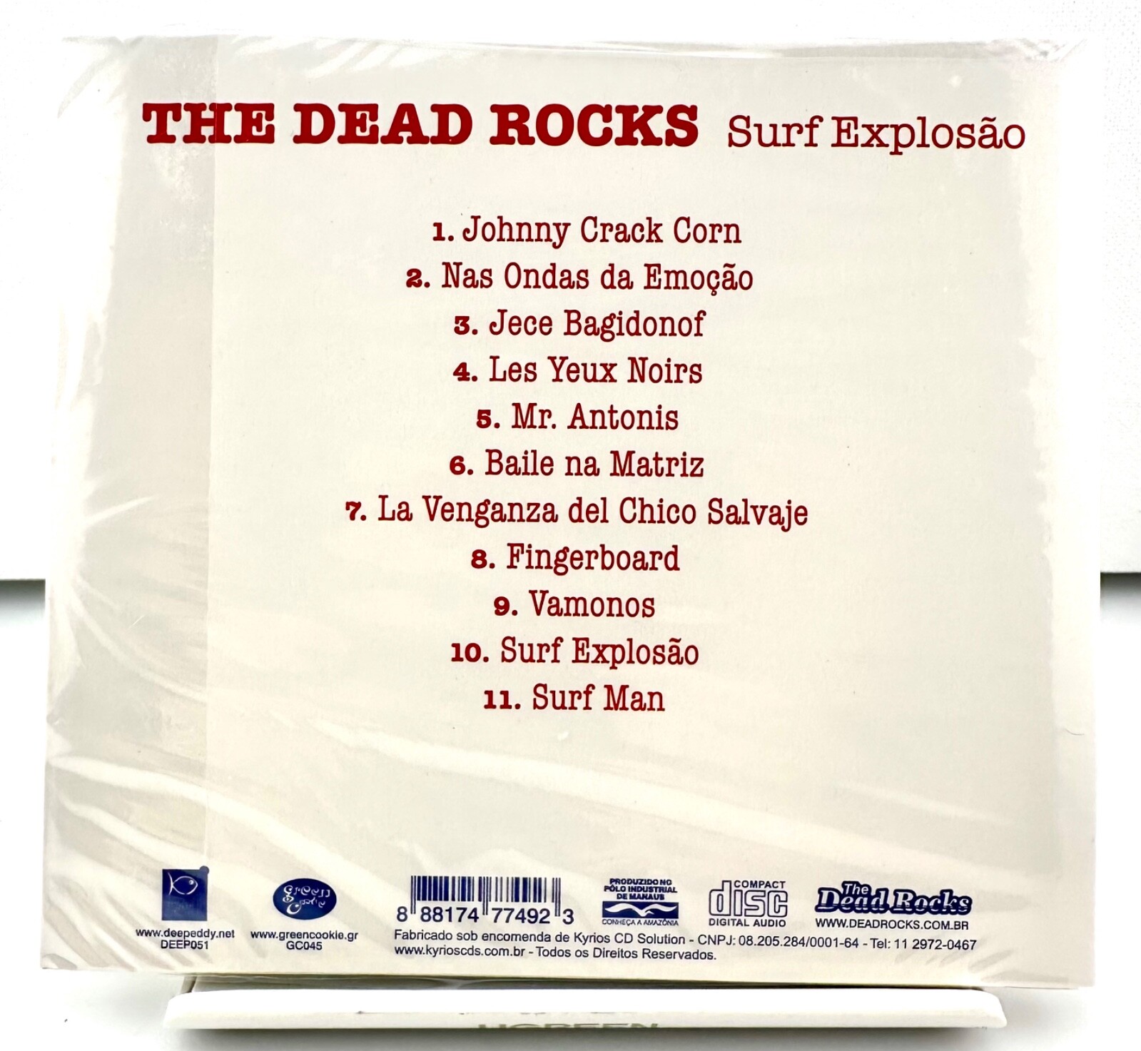 The Dead Rocks - Surf Explosao (CD, 2014, Green Cookie, Greece) NEW, Surf