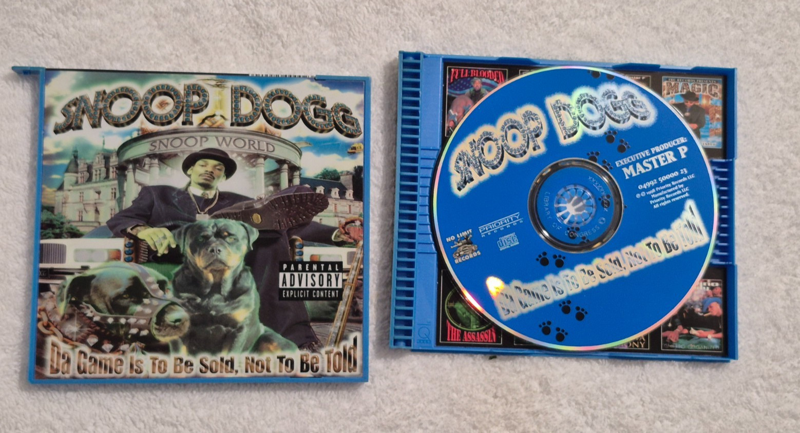 Da Game Is to Be Sold Not to Be Told by Snoop Dogg (CD, 1998). Broken Hinge