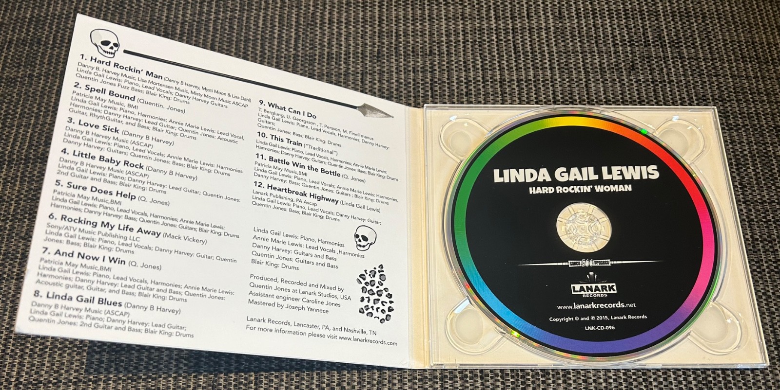 CD: LINDA GAIL LEWIS - Hard Rockin' Woman!