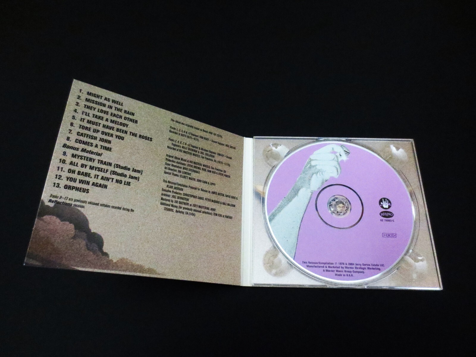 Jerry Garcia Reflections CD 1976 Remaster 2004 Remastered Grateful Dead JG JGB