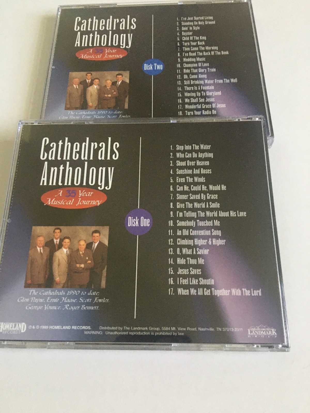 The Cathedrals Anthology 2 Cd And Inspirational Hits Cd Religious Faith Gospel