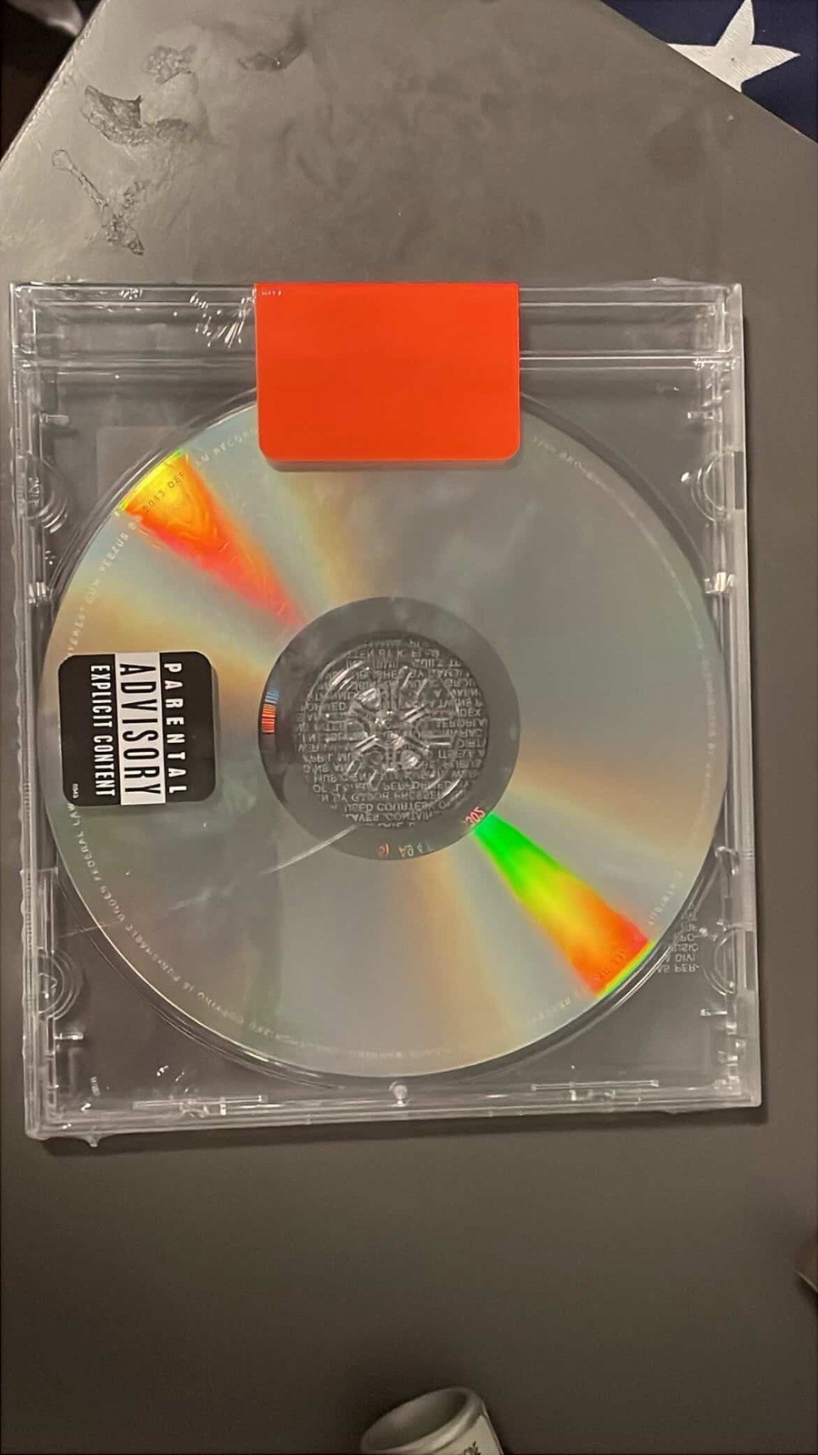 RARE ONE OF A KIND Yeezus CD Factory Error