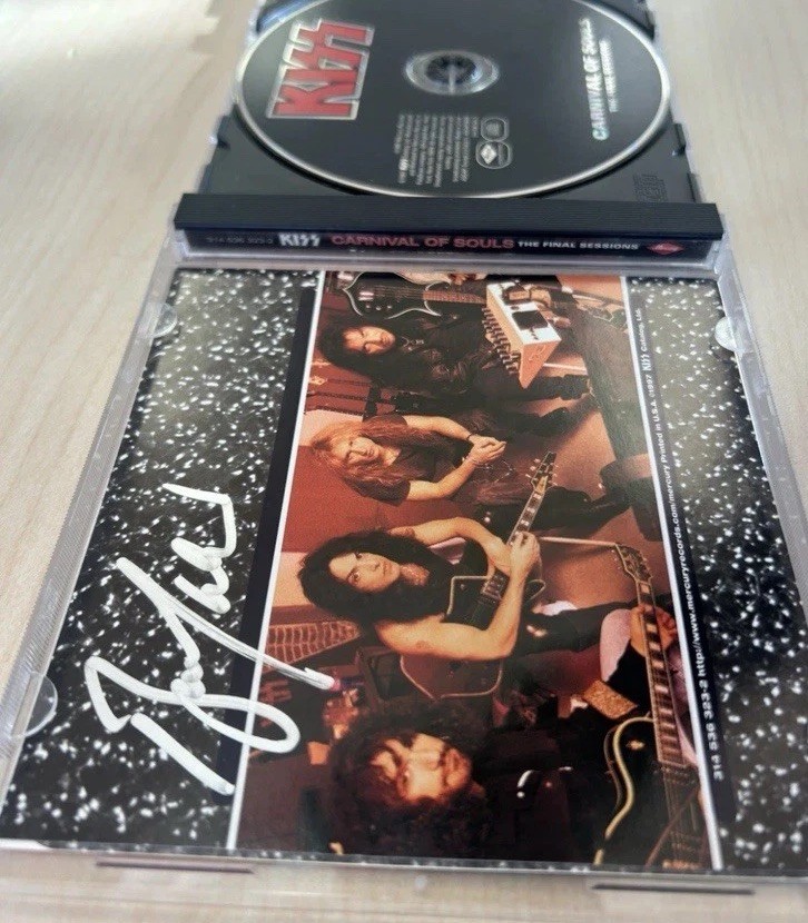 AUTOGRAPH KISS Carnival Of Souls: The Final Sessions(1997, CD) Bruce Kulick Auto