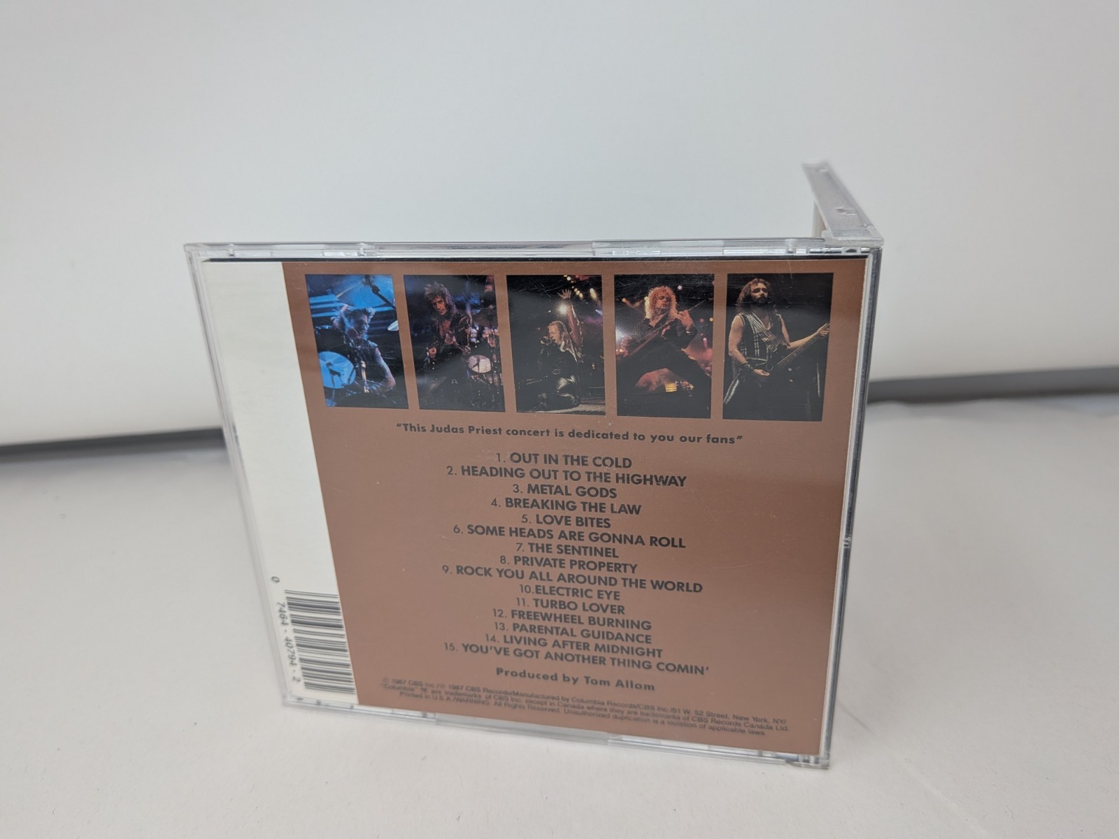 Judas Priest – Priest... Live! - (CD Columbia – CGK 40794 )