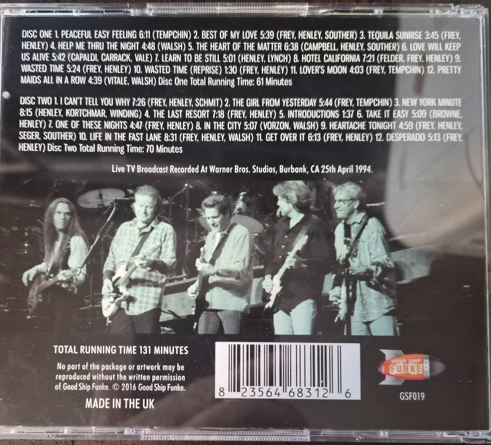 THE EAGLES "Unplugged 1994" (2014) 2 CD [*FREE BONUS-2 MORE ALBUMS]