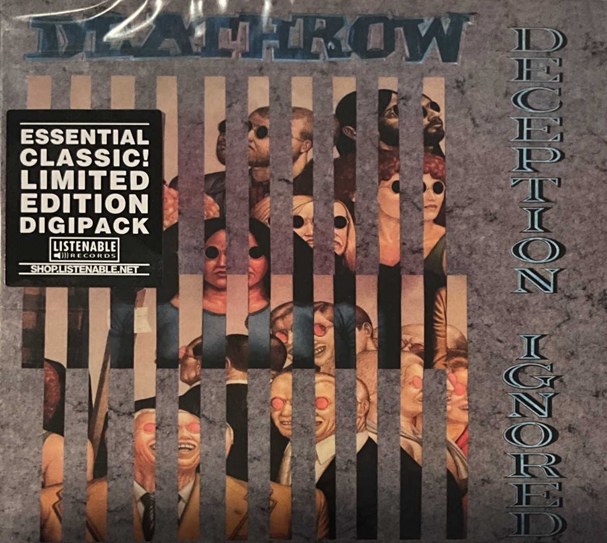 Deathrow - Deception Ignored CD 2025 Listenable – POSH852 [Digipak] NEW *FR