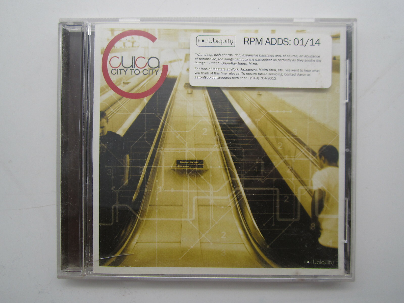 Cuica City To City (CD, 2003, Ubiquity)