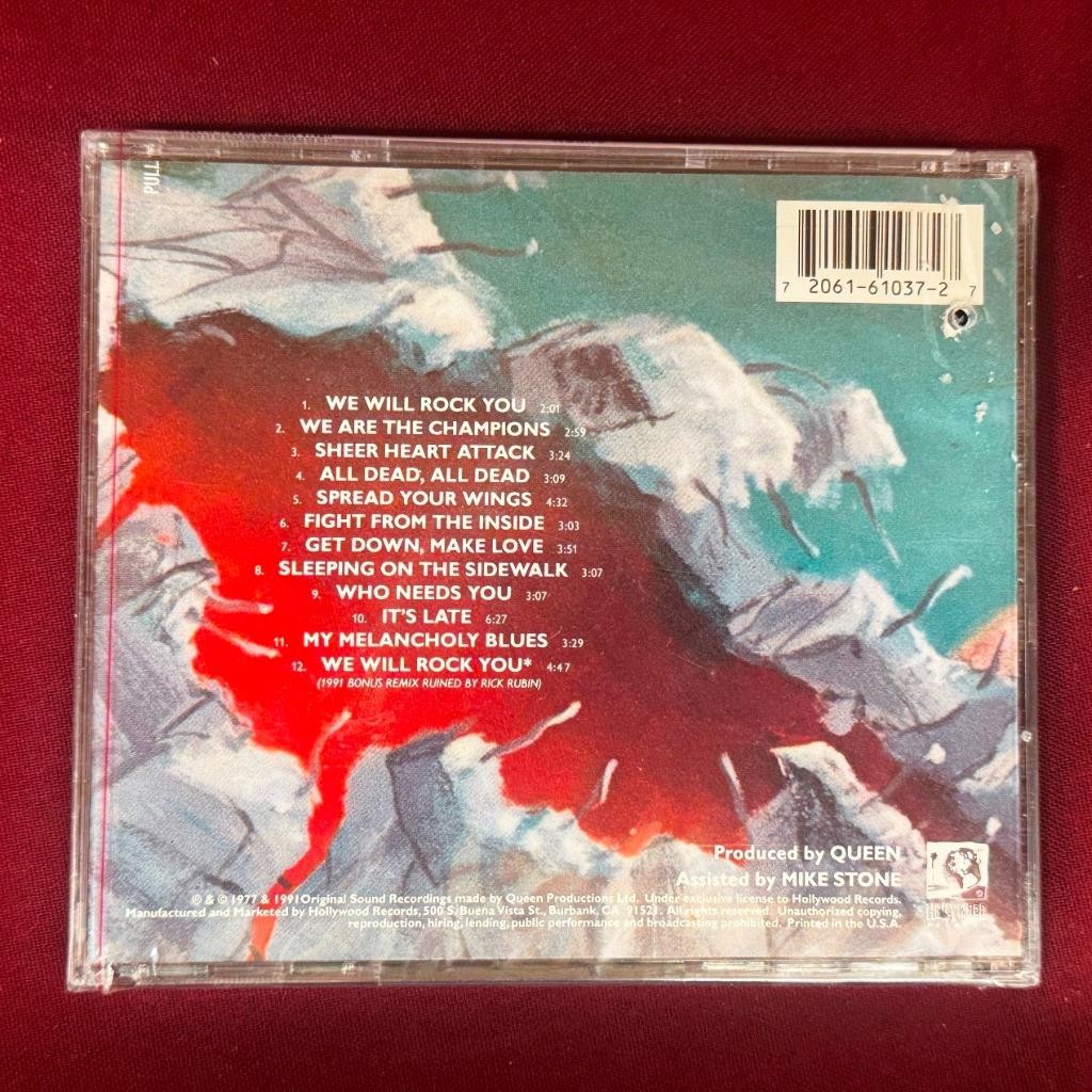 News of the World Bonus Track Queen CD 1991 Hollywood Records Brand New Sealed