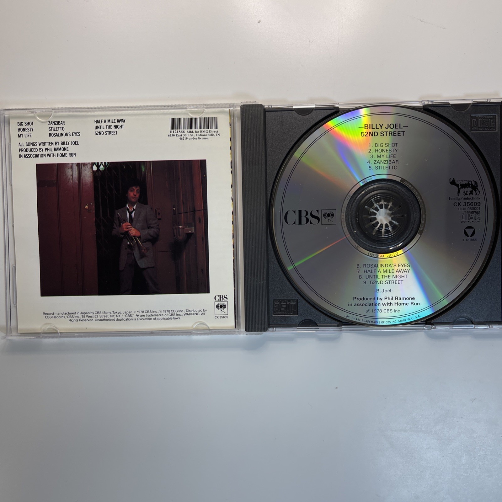 Billy Joel 52nd Street CD