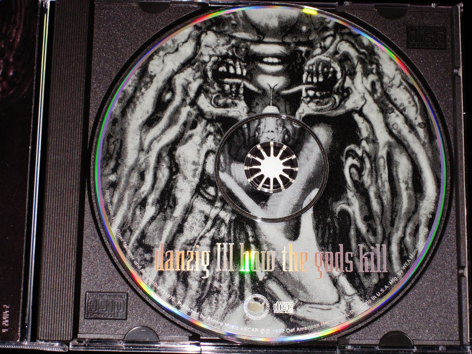 Danzig: III - How The Gods Kill CD 1992 3 Def American USA 9 26914-2 Original