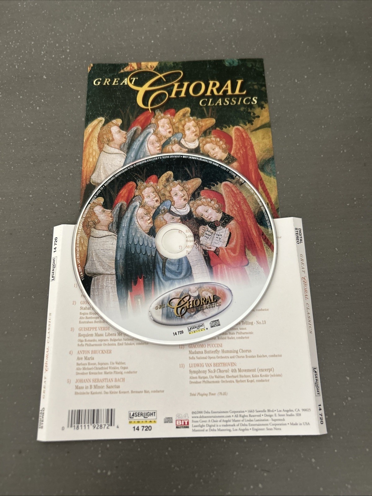 Great Choral Classics Various Artists LaserLight Digital CD & Inlay Only No Case