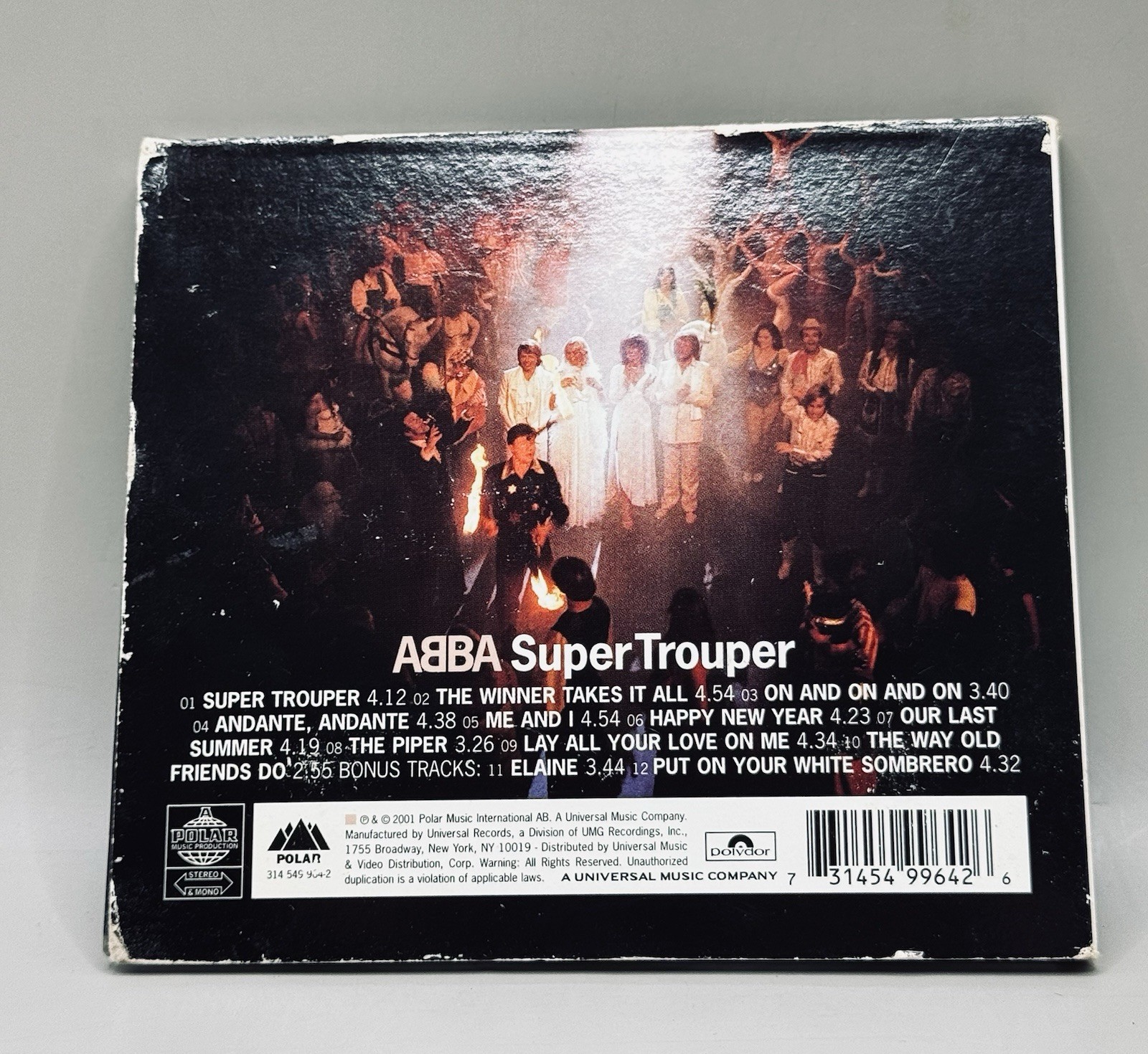 2001 Remastered "Super Trouper" by ABBA CD Studio Album