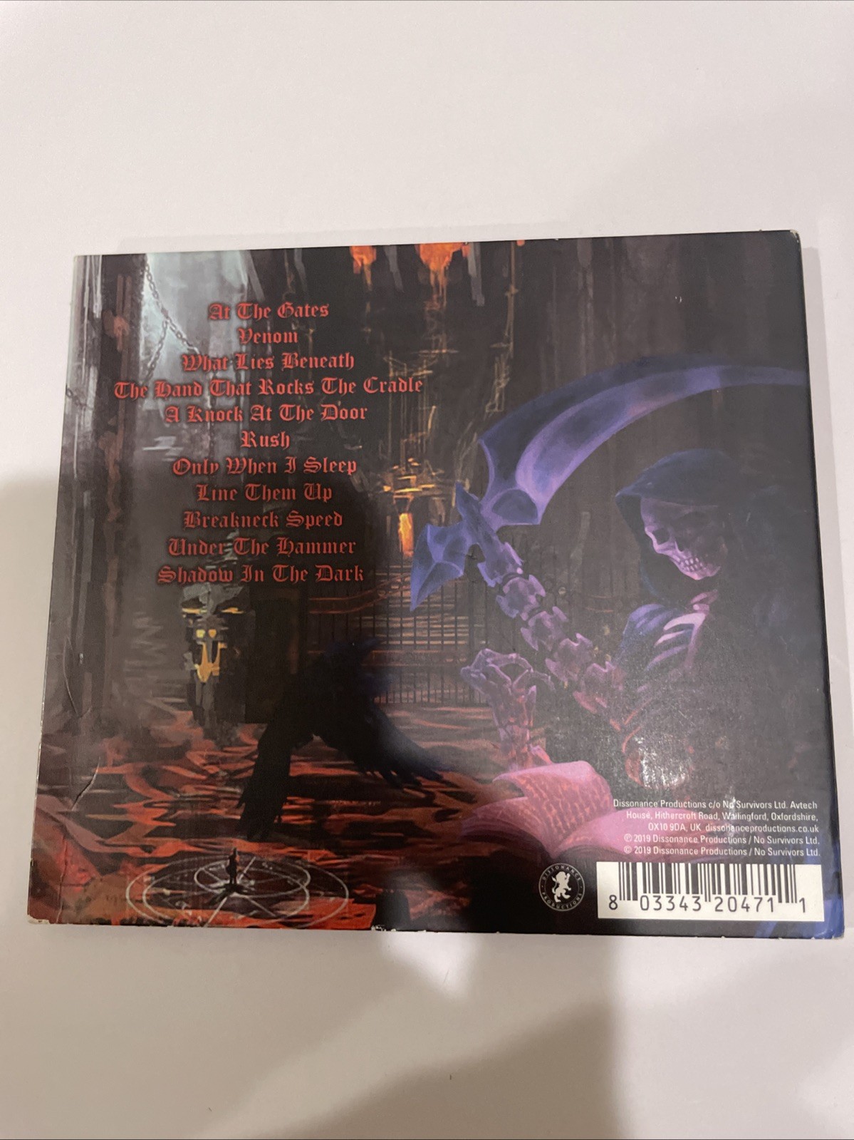 GRIM REAPER “AT THE GATES” CD (2019) STEVE GRIMMETT Vocals. VG Cond.