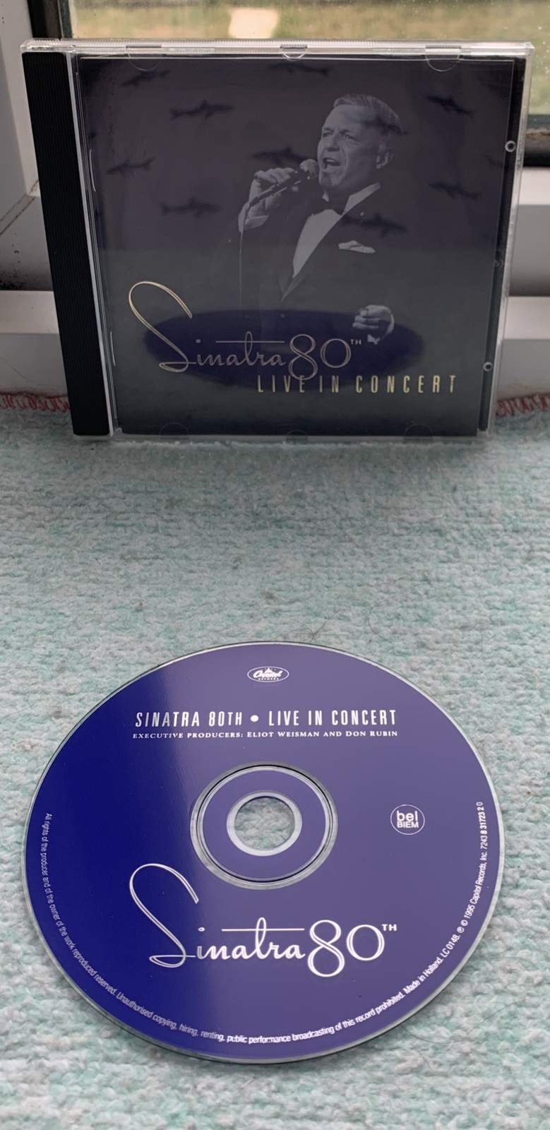 Frank SINATRA 80TH, LIVE IN CONCERT | Vocal Jazz Pop 1995 CD • Capitol records