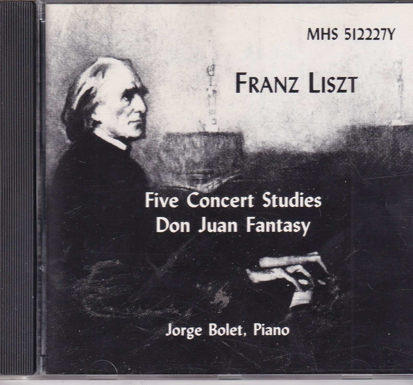Liszt "Five Concert Studies, Don Juan Fantasy" Joege Bolet MHS CD
