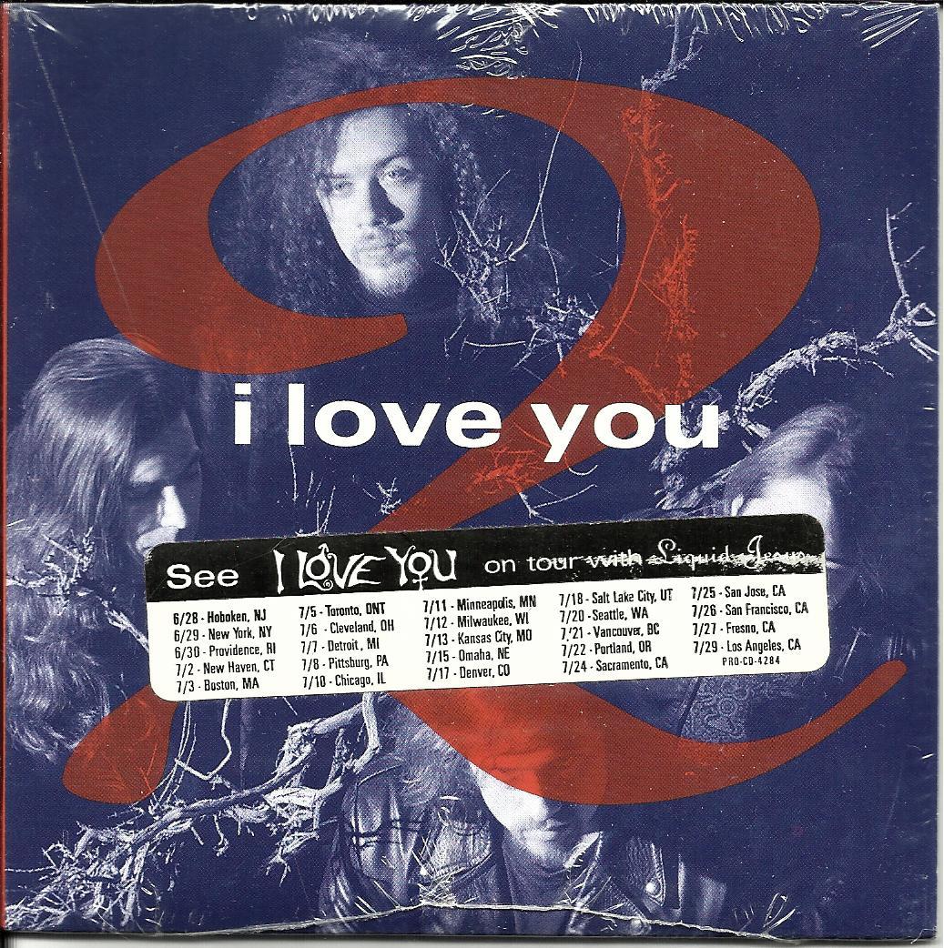 I LOVE YOU 2 w/ TOUR DATES STICKER ULTRA RARE PROMO Radio DJ CD Single SEALED