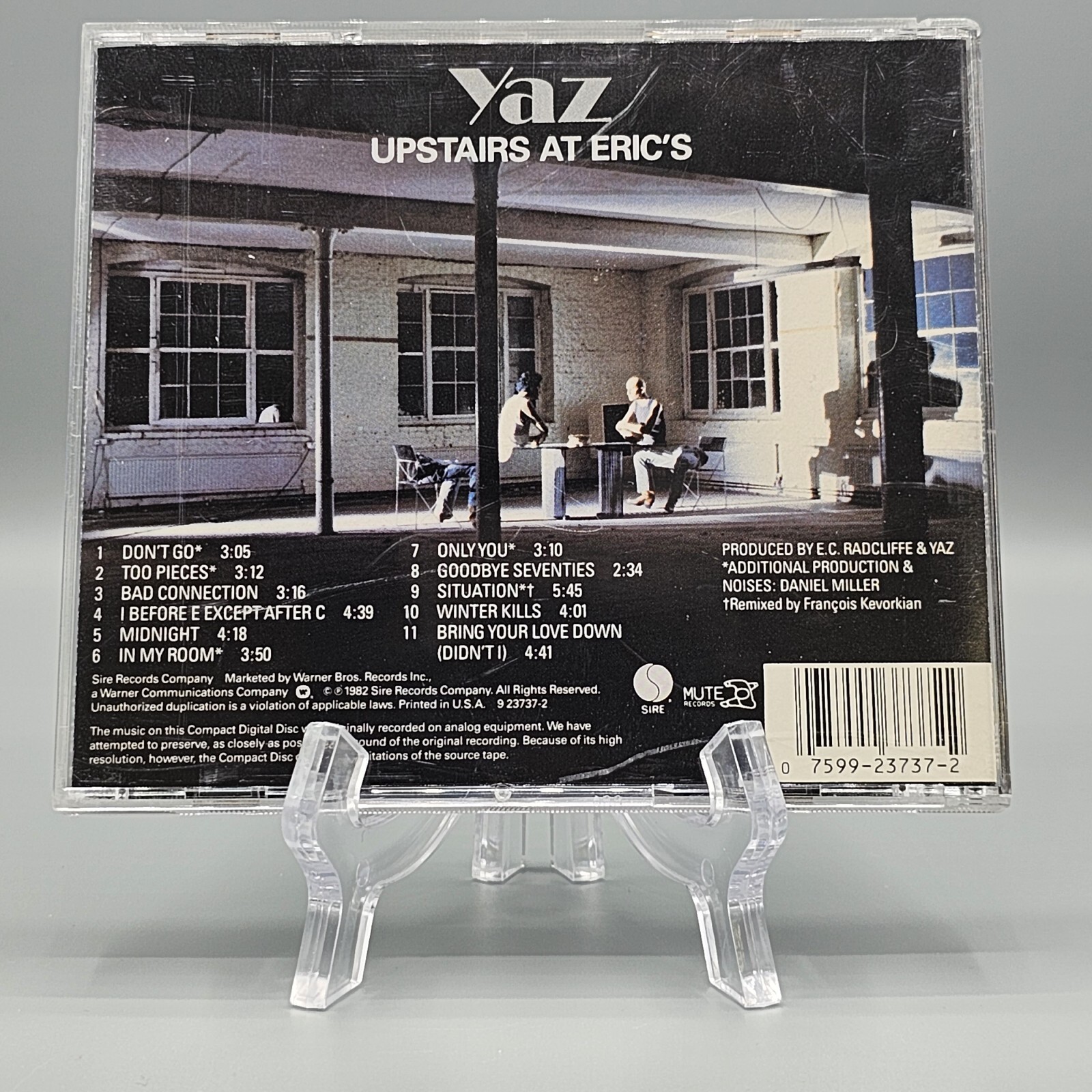 Yaz CD Upstairs at Eric's - Buy More, Save More SEE DESCRIPTION