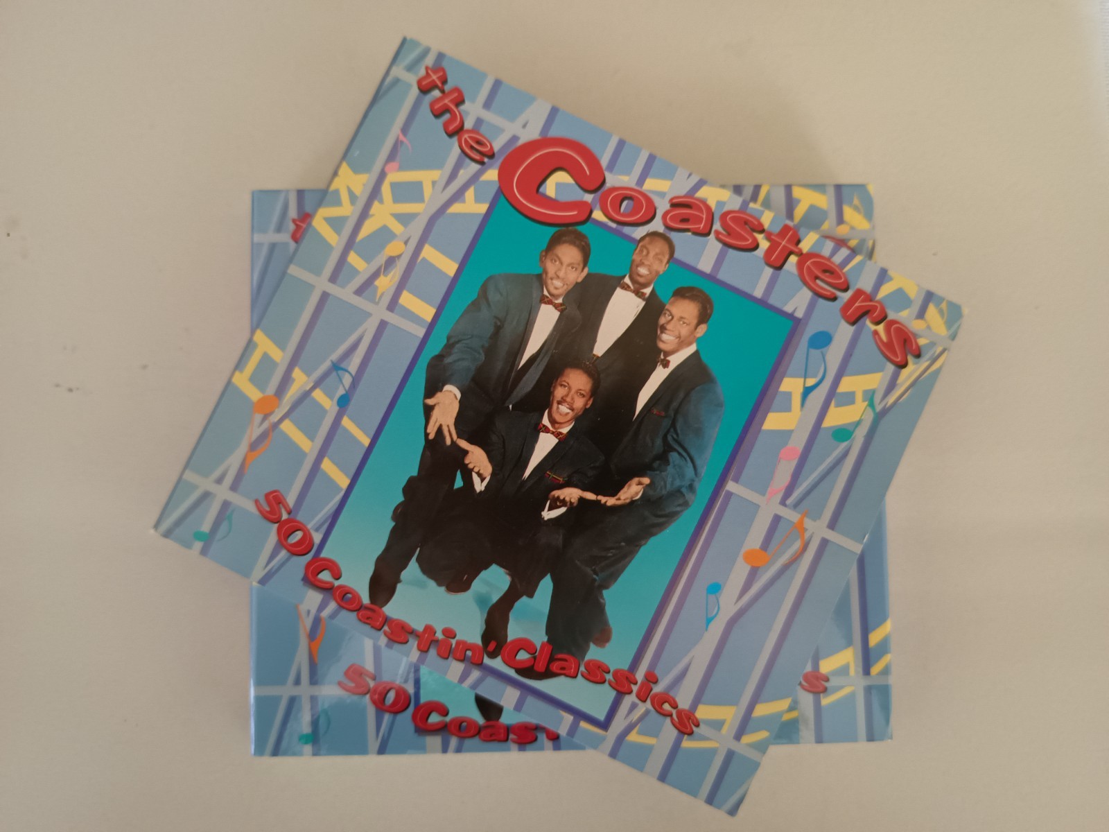 The Coasters – 50 Coastin' Classics 2CD set w/ book * Rhino label 1992 LIKE NEW