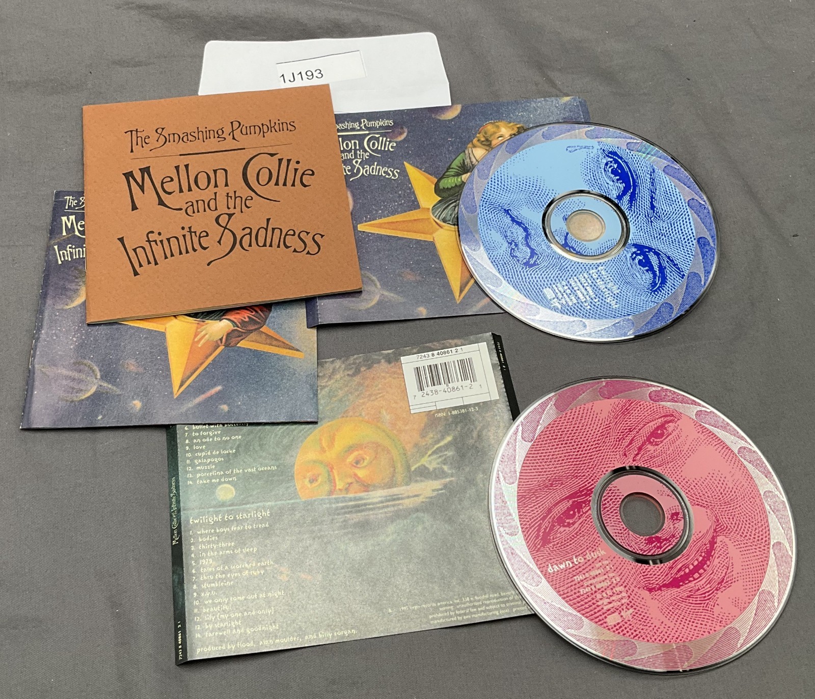 Mellon Collie and the Infinite Sadness by The Smashing (2 CD Set) No Case #1J193