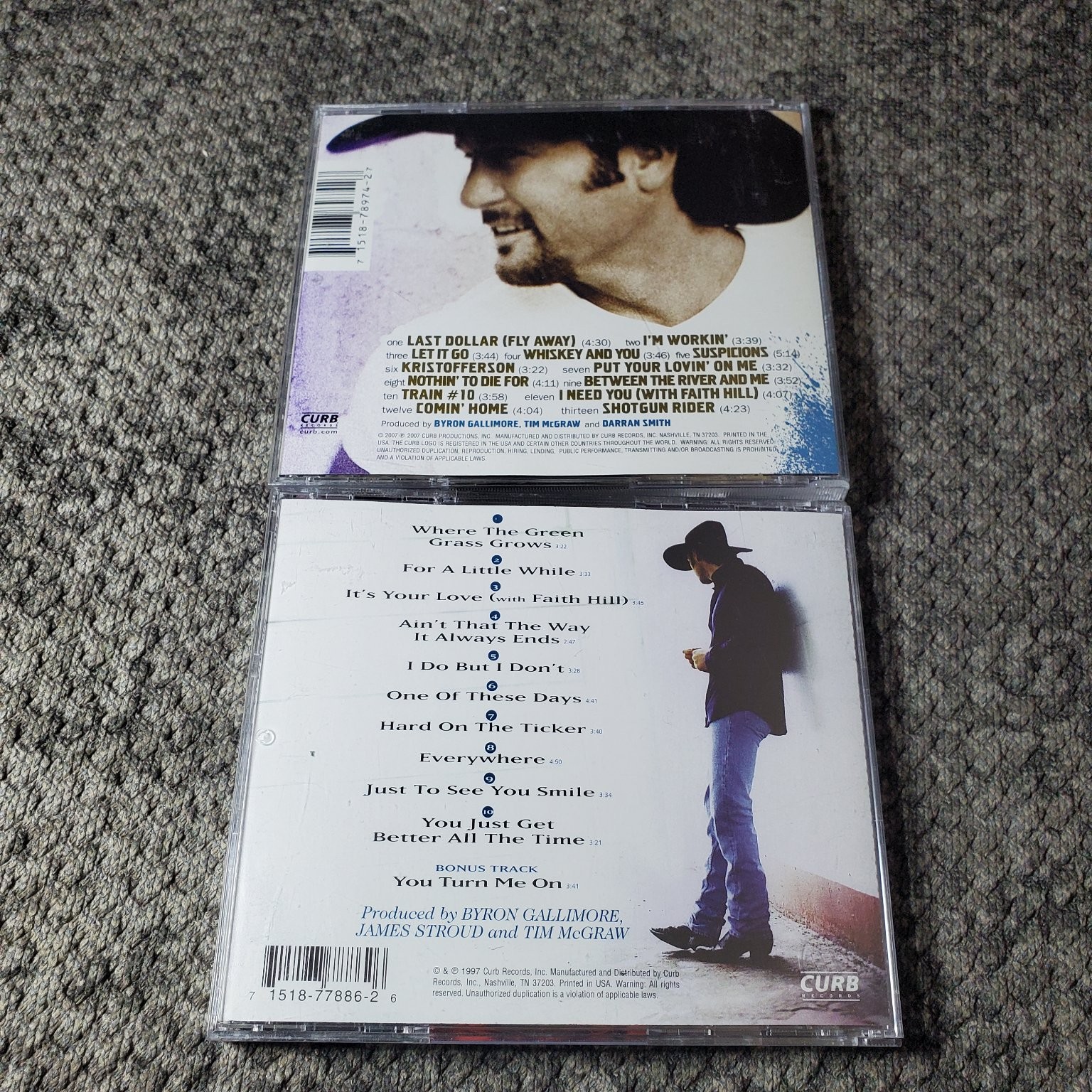 Tim McGraw – Let It Go & Everywhere 2 CD Lot