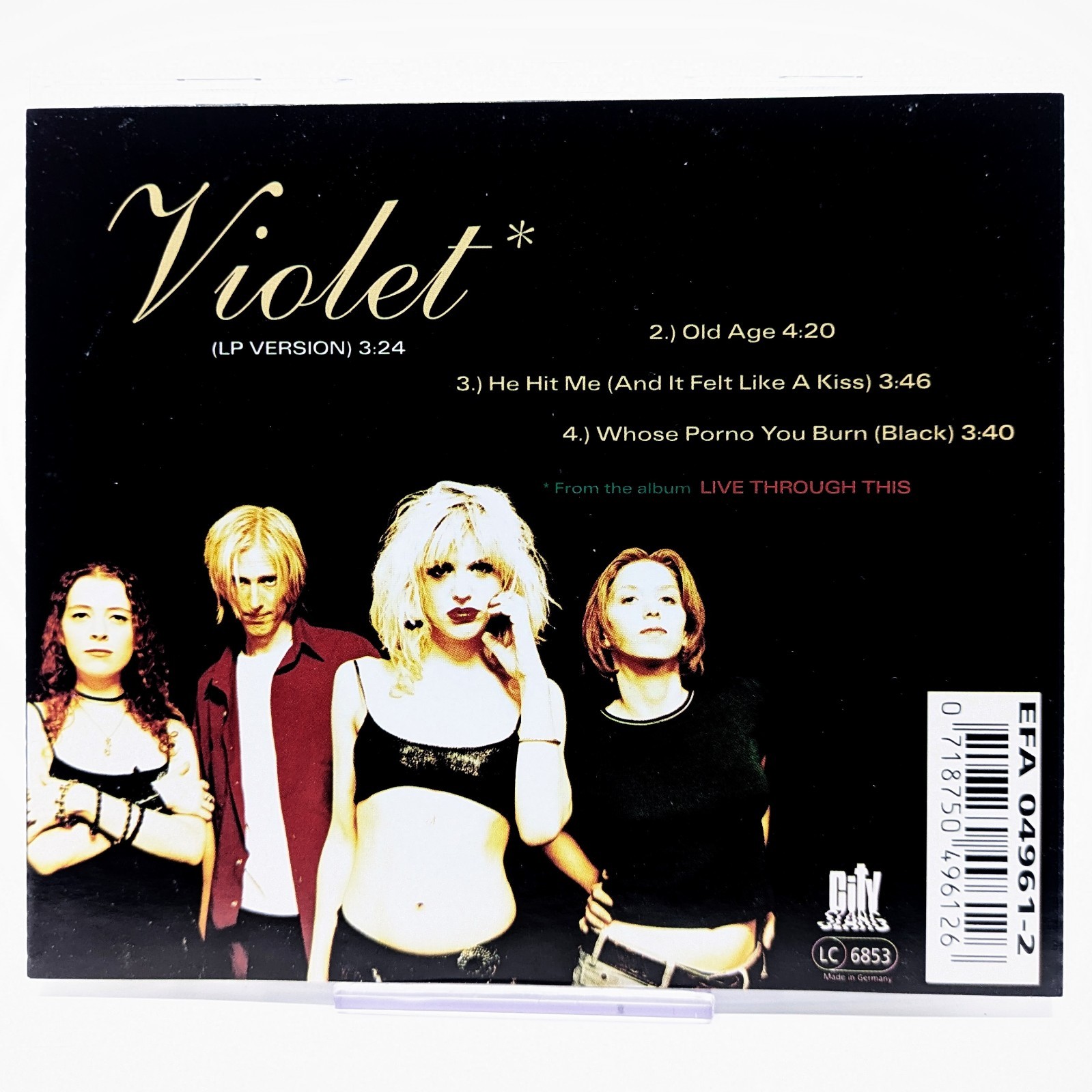 Hole Violet 1995 CD Rare City Slang First Pressing Mint Condition