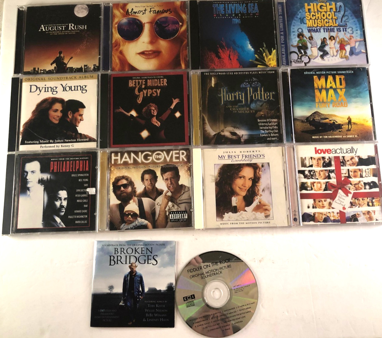 CD's Pick Choose your own-LOT #16-Motion Picture & Musicals Soundtracks Only