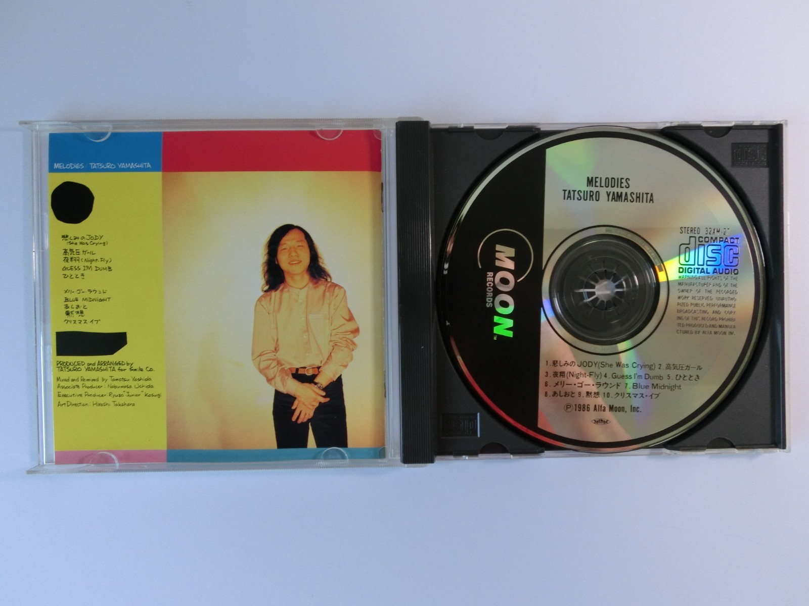 Tatsuro Yamashita Melodies 32XM-27 Japan CD MOON City Pop Tested