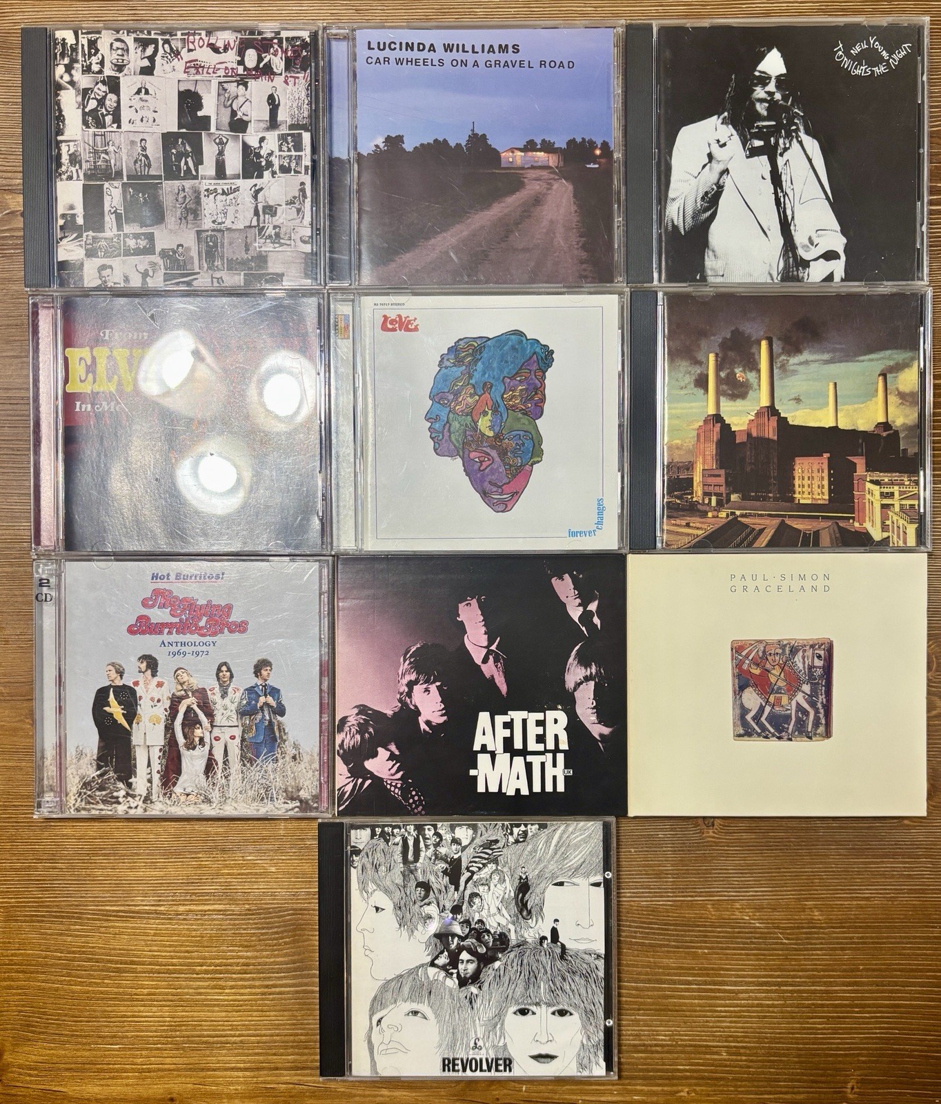 Lot 10 CD Classic Rock Beatles Rolling Stones Pink Floyd Neil Young Vinyl