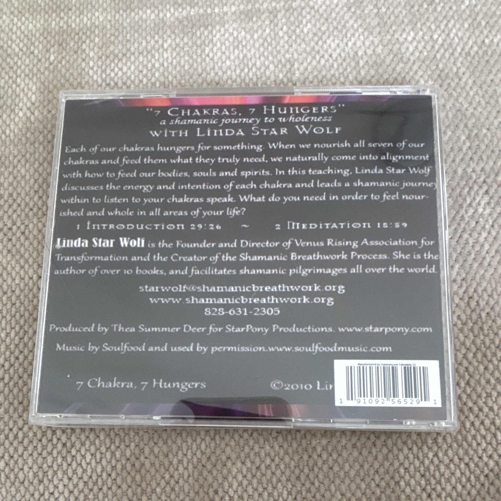 Linda Star Wolf - 7 Chakras, 7 Hungers CD 2010 StarPony Productions Meditation