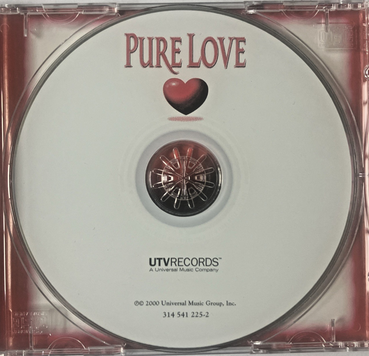Various – Pure Love (2000 UTV Records CD • Love Songs • 314 541 225‑2)