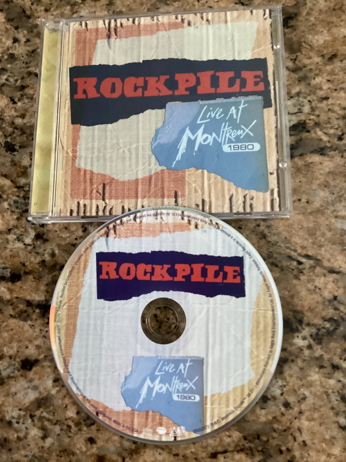 Rockpile Live at Montreux 1980 (CD) Used Like New. 16 Tracks.
