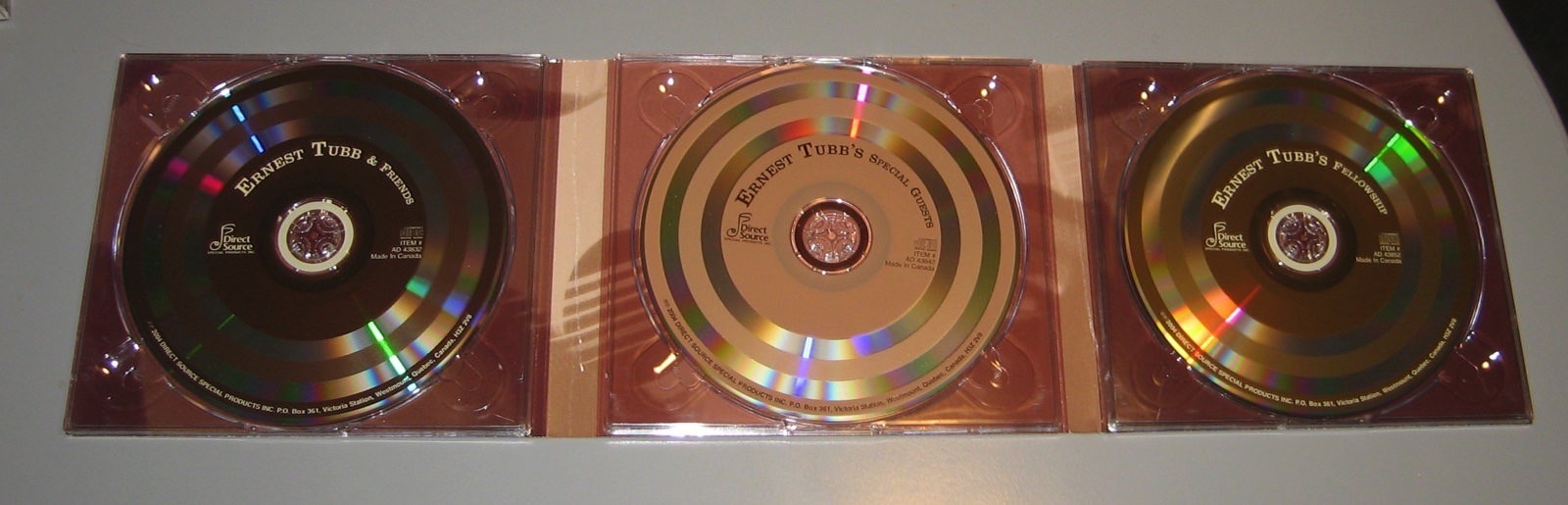 Ernest Tubb - Ernest Tubb & Friends (CD, 2004, 3 Discs, Direct Source) Country