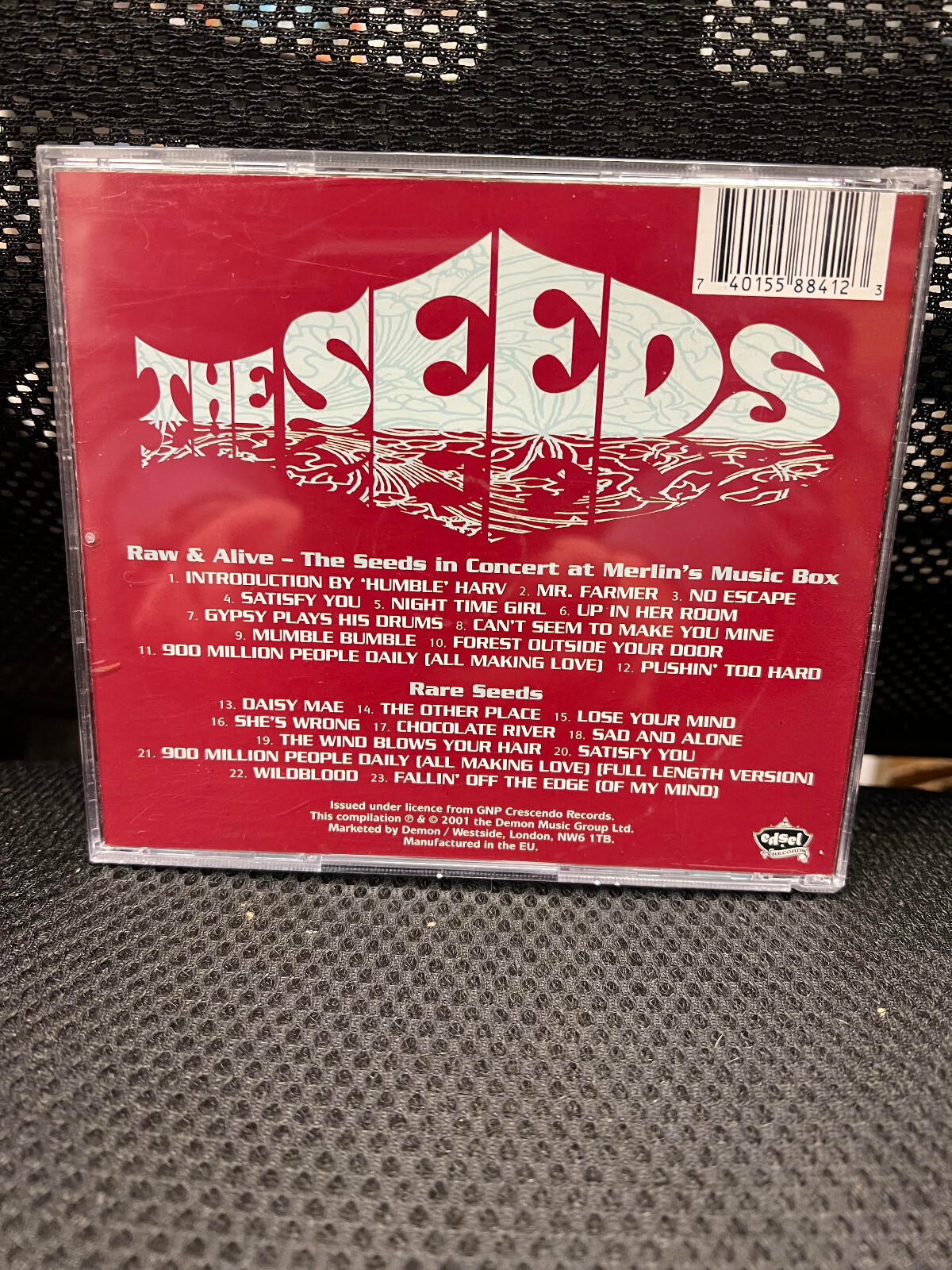 The Seeds – Raw & Alive + Rare Seeds - OOP MINT Garage Rock CD