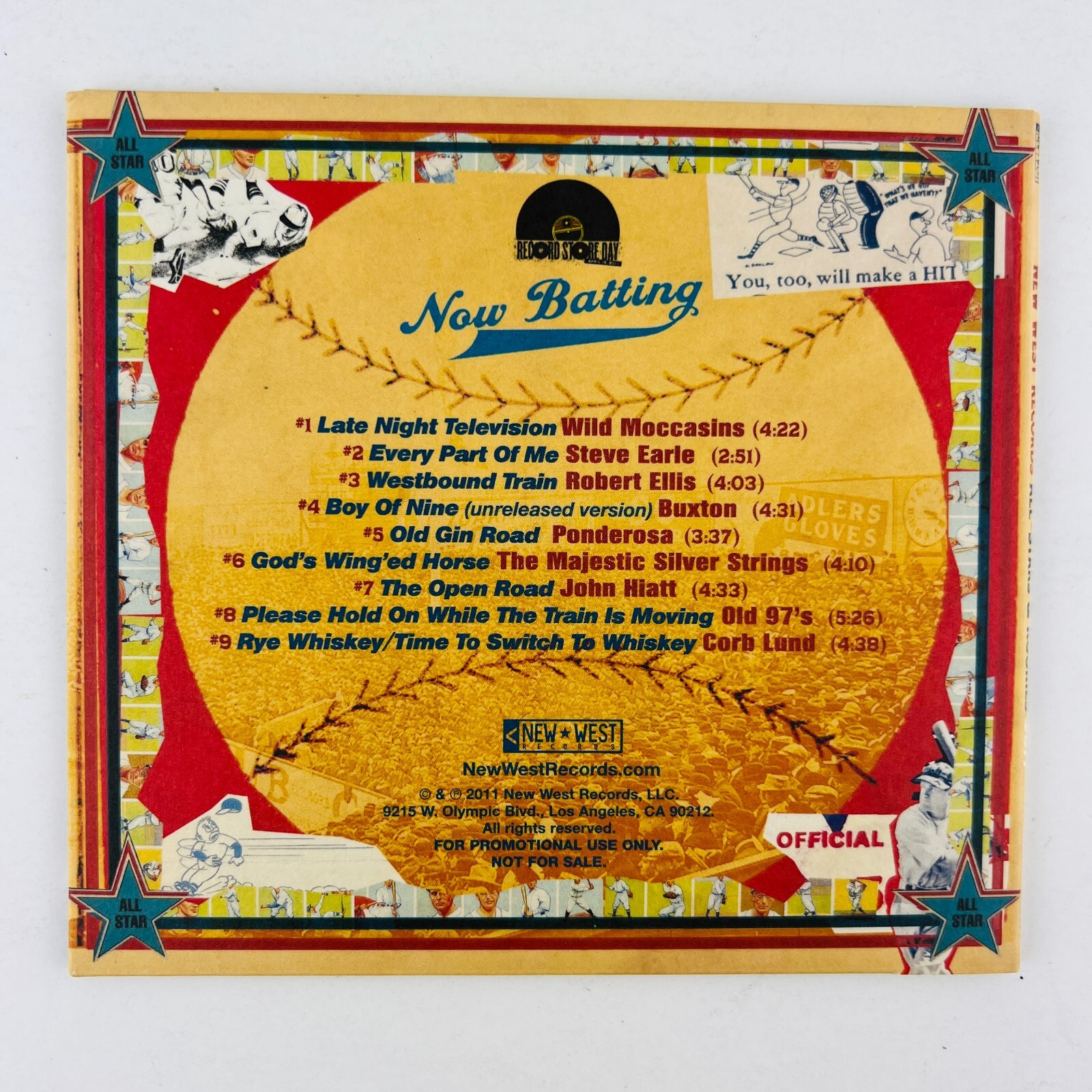 Record Store Day RSD 2011 - New West Records All-Stars & Rookies CD